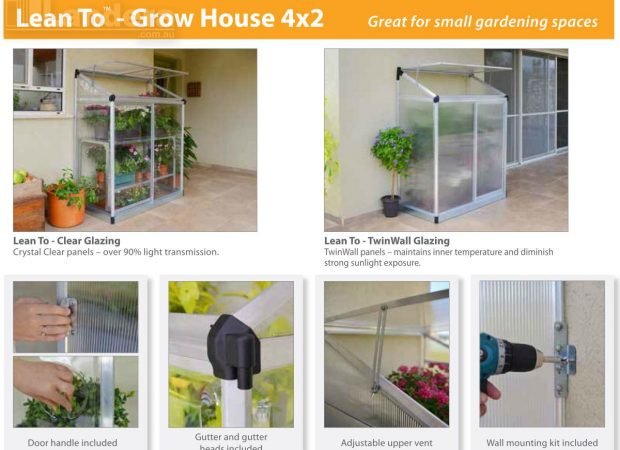 SILVERLINE MAZE LEAN-TO MINI GREENHOUSE - Image 6