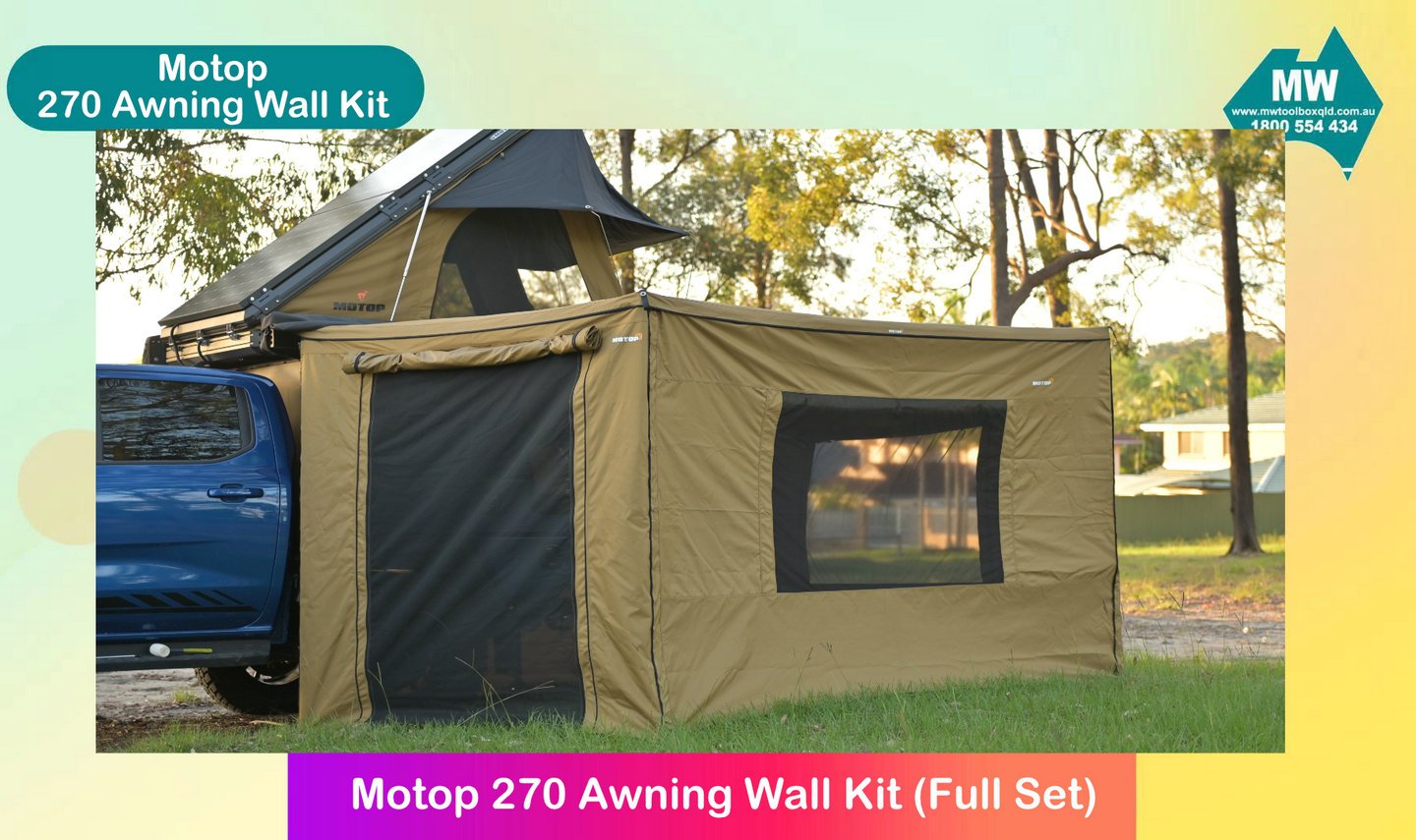 Motop Awning Wall Kit for 270 Freestanding Awning (Mk II) - Image 2