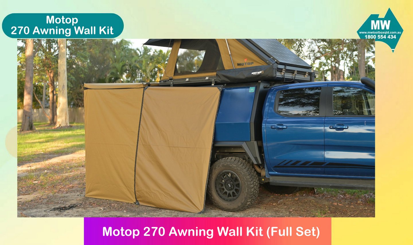 Motop Awning Wall Kit for 270 Freestanding Awning (Mk II) - Image 8